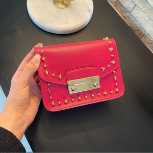 FURLA - Red Stud Julia Mini Crossbody Bag